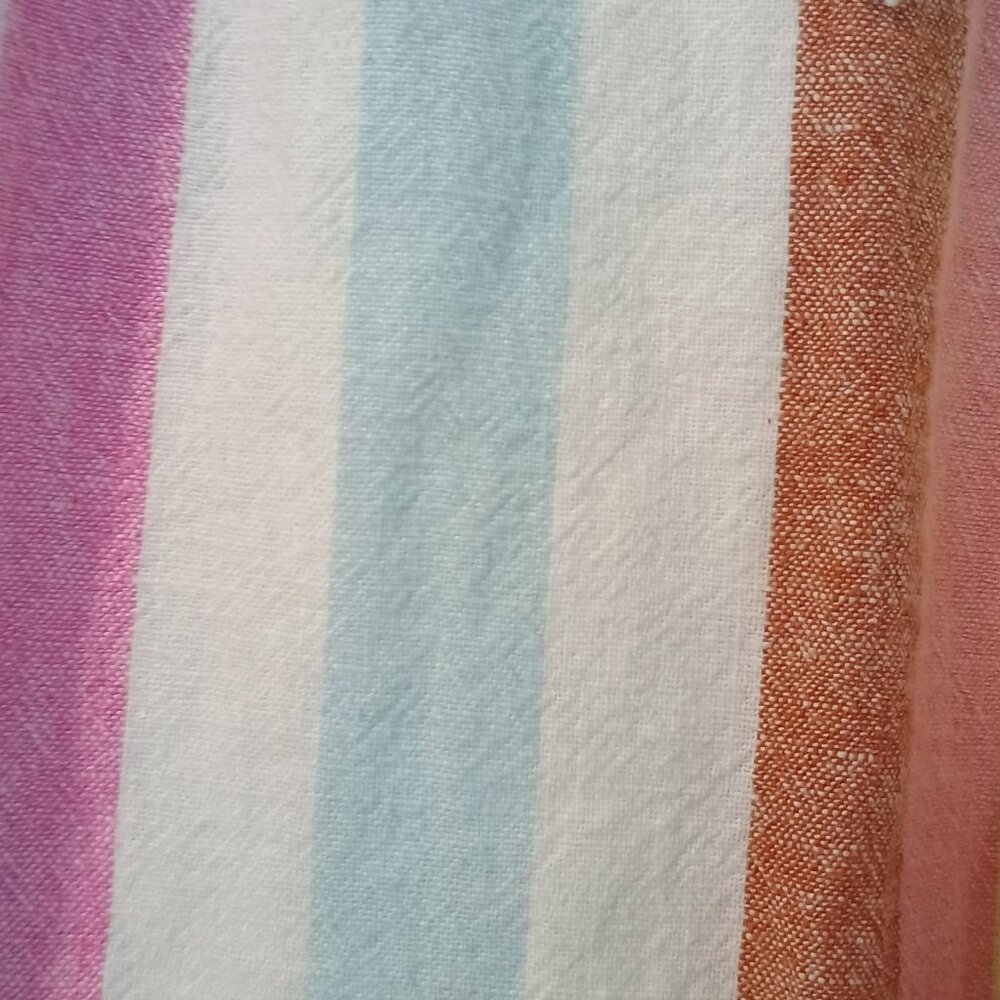 J.Crew/Paperbag Waist Pants/Women XS/Multi Pastel Stripe/Drawcord - Picture 4 of 10